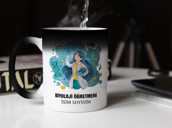 Kişiye Özel Biyoloji Öğretmeni Sihirli Kupa