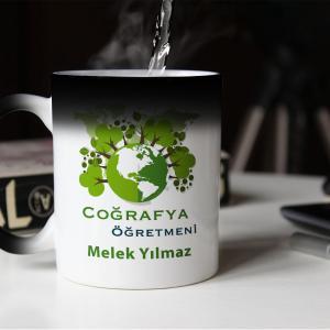 Kişiye Özel Coğrafya Öğretmeni Sihirli Kupa