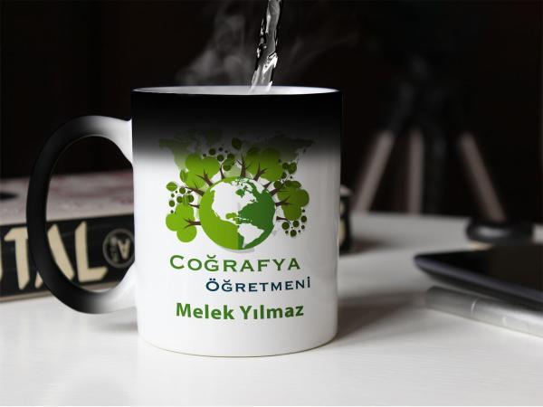 Kişiye Özel Coğrafya Öğretmeni Sihirli Kupa
