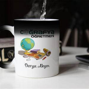Kişiye Özel Coğrafya Öğretmeni Sihirli Kupa
