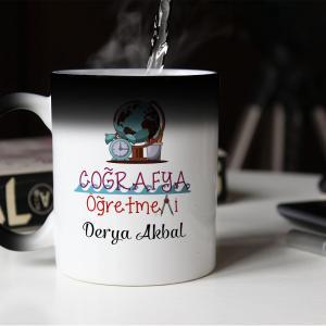 Kişiye Özel Coğrafya Öğretmeni Sihirli Kupa
