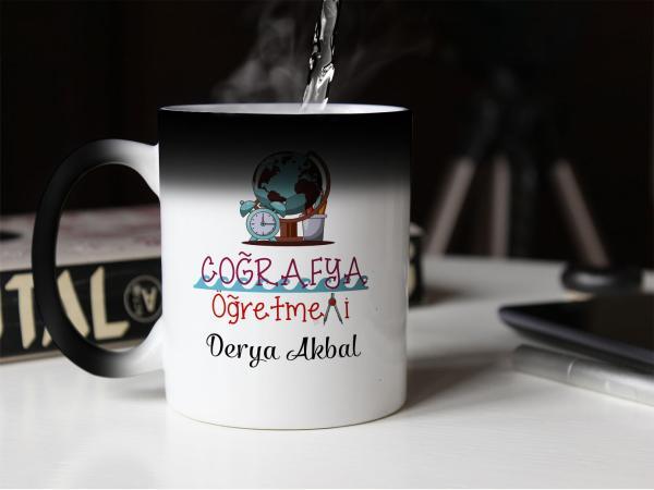 Kişiye Özel Coğrafya Öğretmeni Sihirli Kupa