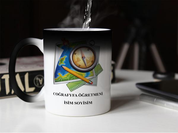 Kişiye Özel Coğrafya Öğretmeni Sihirli Kupa