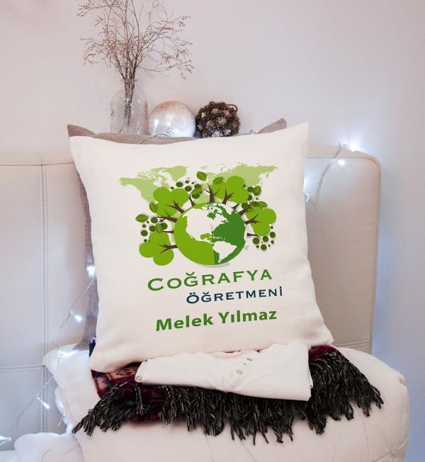 Coğrafya Öğretmeni Yastık