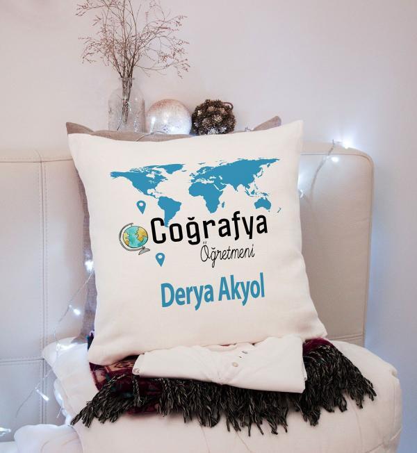 Coğrafya Öğretmeni Yastık