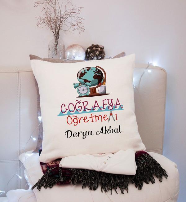 Coğrafya Öğretmeni Yastık