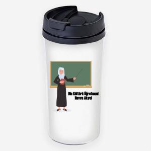 Din Öğretmeni Tasarımlı Kare Termos