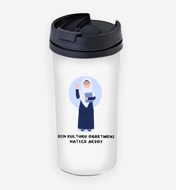 Din Öğretmeni Tasarımlı Kare Termos