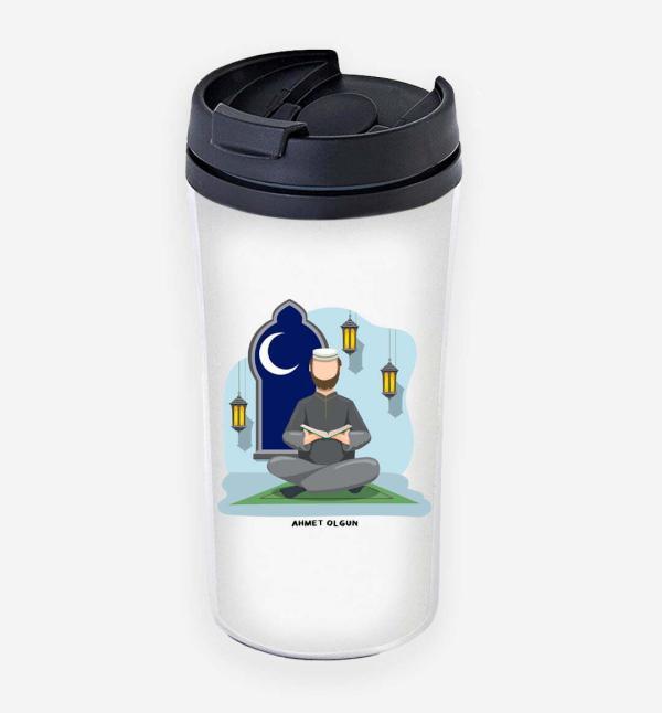 Din Öğretmeni Tasarımlı Kare Termos