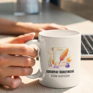 Türkçe Öğretmeni Tasarımlı Kupa