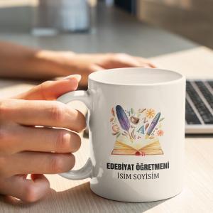 Türkçe Öğretmeni Tasarımlı Kupa