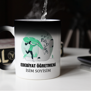 Kişiye Özel Edebiyat Öğretmeni Sihirli Kupa