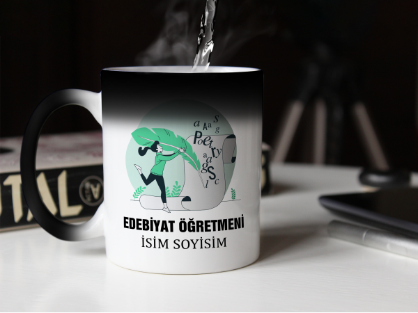 Kişiye Özel Edebiyat Öğretmeni Sihirli Kupa