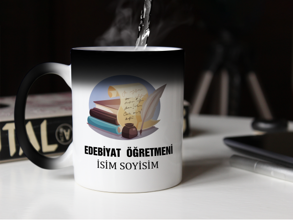 Kişiye Özel Edebiyat Öğretmeni Sihirli Kupa