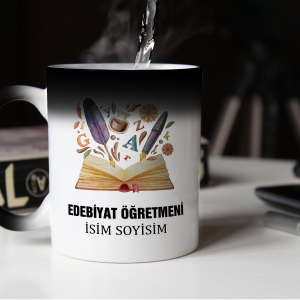 Kişiye Özel Edebiyat Öğretmeni Sihirli Kupa
