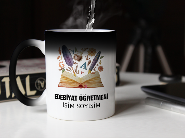Kişiye Özel Edebiyat Öğretmeni Sihirli Kupa