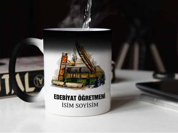 Kişiye Özel Edebiyat Öğretmeni Sihirli Kupa