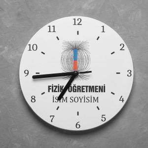 Kişiye Özel Fizik Öğretmeni Duvar Saati