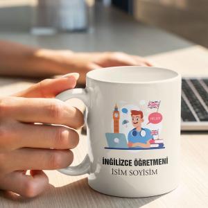 İngilizce Öğretmeni Tasarımlı Kupa