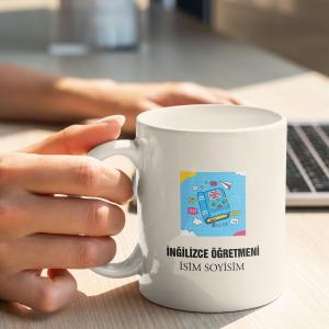 İngilizce Öğretmeni Tasarımlı Kupa
