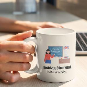 İngilizce Öğretmeni Tasarımlı Kupa