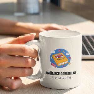 İngilizce Öğretmeni Tasarımlı Kupa