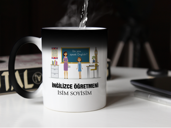 Kişiye Özel İngilizce Öğretmeni Sihirli Kupa