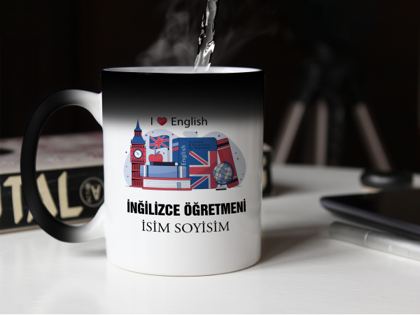 Kişiye Özel İngilizce Öğretmeni Sihirli Kupa