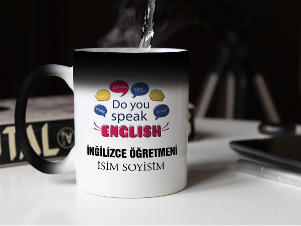 Kişiye Özel İngilizce Öğretmeni Sihirli Kupa