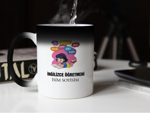Kişiye Özel İngilizce Öğretmeni Sihirli Kupa