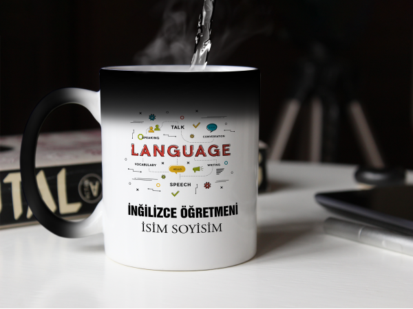 Kişiye Özel İngilizce Öğretmeni Sihirli Kupa
