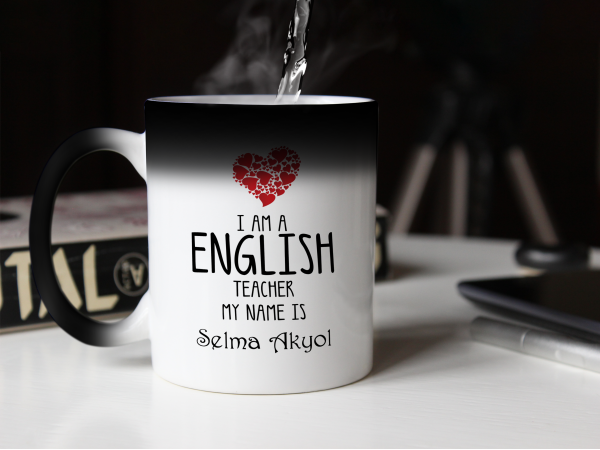 Kişiye Özel İngilizce Öğretmeni Sihirli Kupa