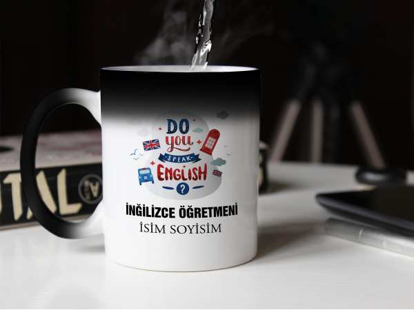 Kişiye Özel İngilizce Öğretmeni Sihirli Kupa