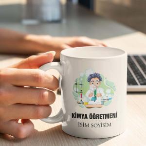 Kimya Öğretmeni Tasarımlı Kupa