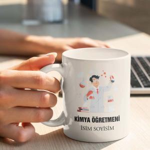 Kimya Öğretmeni Tasarımlı Kupa