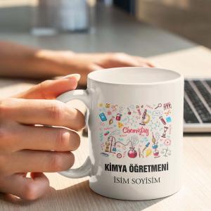 Kimya Öğretmeni Tasarımlı Kupa