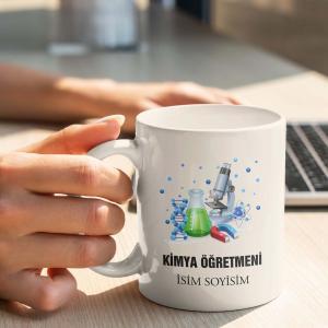 Kimya Öğretmeni Tasarımlı Kupa