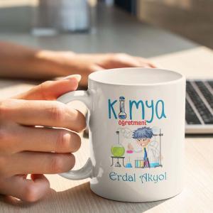 Kimya Öğretmeni Tasarımlı Kupa