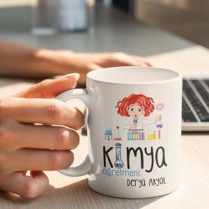 Kimya Öğretmeni Tasarımlı Kupa
