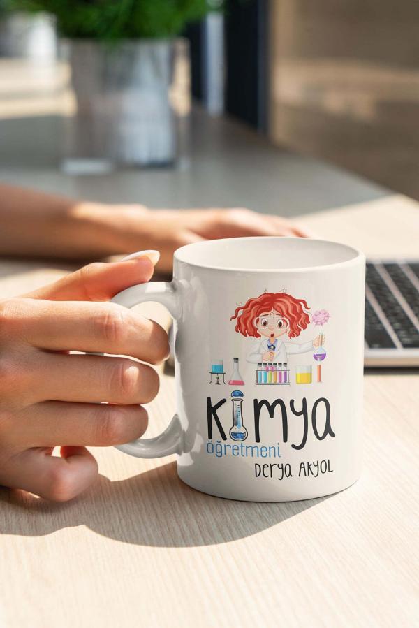 Kimya Öğretmeni Tasarımlı Kupa