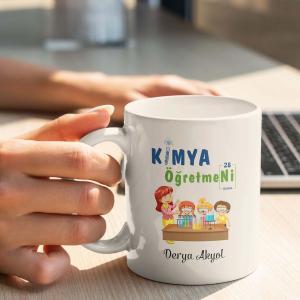 Kimya Öğretmeni Tasarımlı Kupa