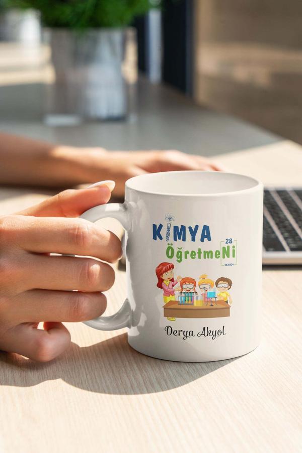 Kimya Öğretmeni Tasarımlı Kupa