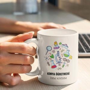 Kimya Öğretmeni Tasarımlı Kupa