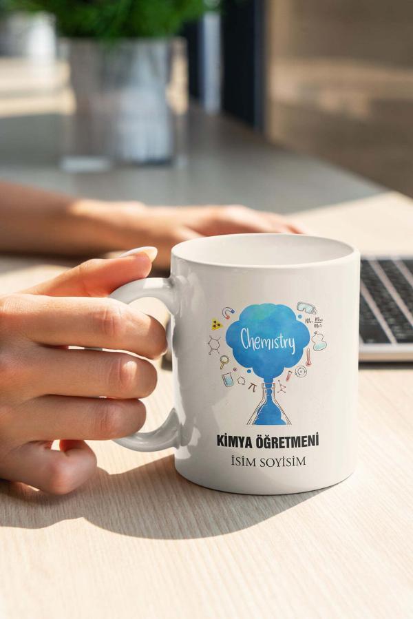 Kimya Öğretmeni Tasarımlı Kupa