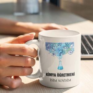 Kimya Öğretmeni Tasarımlı Kupa