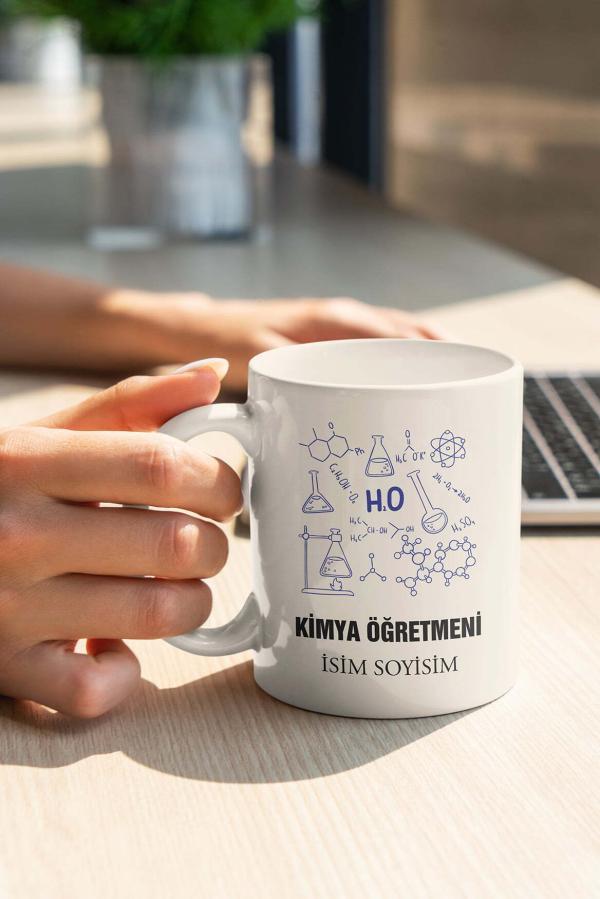 Kimya Öğretmeni Tasarımlı Kupa