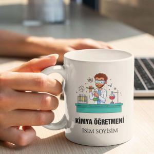 Kimya Öğretmeni Tasarımlı Kupa