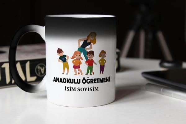 Kişiye Özel Ana Sınıfı Öğretmeni Sihirli Kupa
