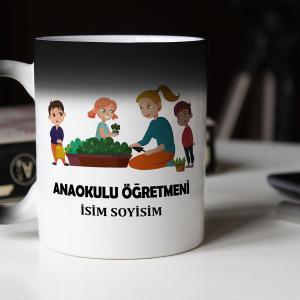 Kişiye Özel Ana Sınıfı Öğretmeni Sihirli Kupa