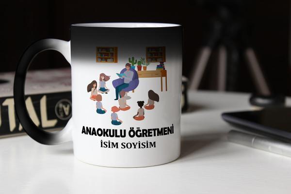 Kişiye Özel Ana Sınıfı Öğretmeni Sihirli Kupa